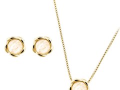 Set bijuterii placate cu aur - Bloom - colier